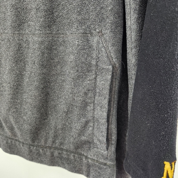 NFL Pittsburgh Steelers Fleece Pullover Hoodie Sweatshirt Size Large Gray Black - Picture 5 of 6